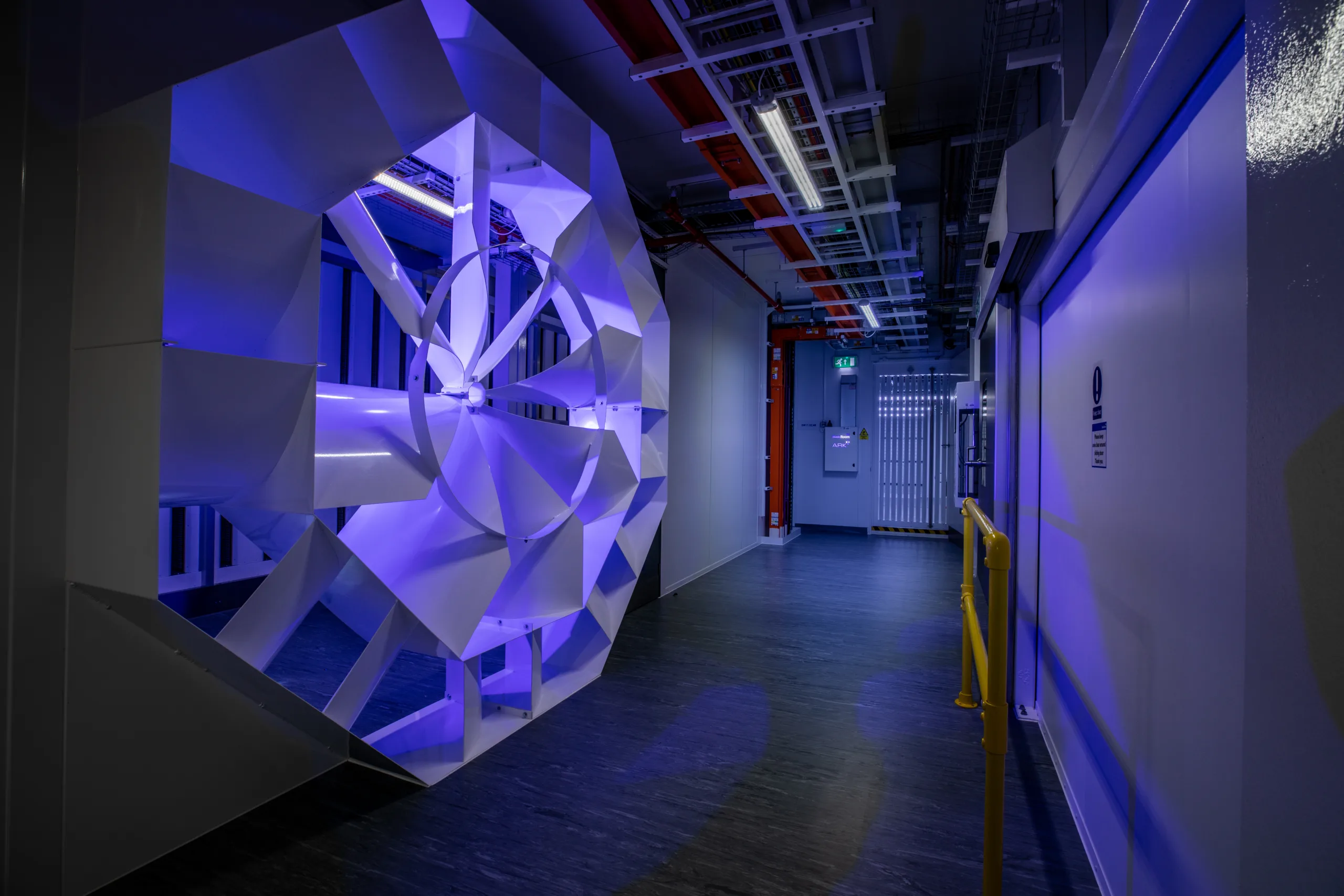 BladeRoom Data Center Design Cooling Air Blender Purple Image