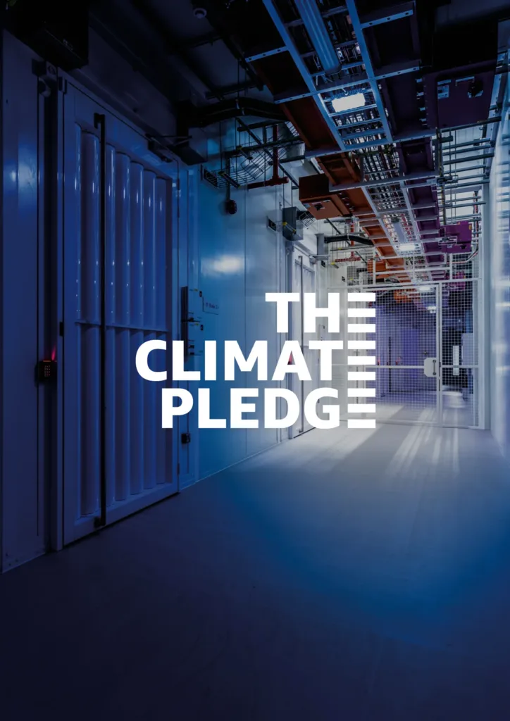 BladeRoom Sustainable Data Centres Climate Pledge Net Zero Carbon Image